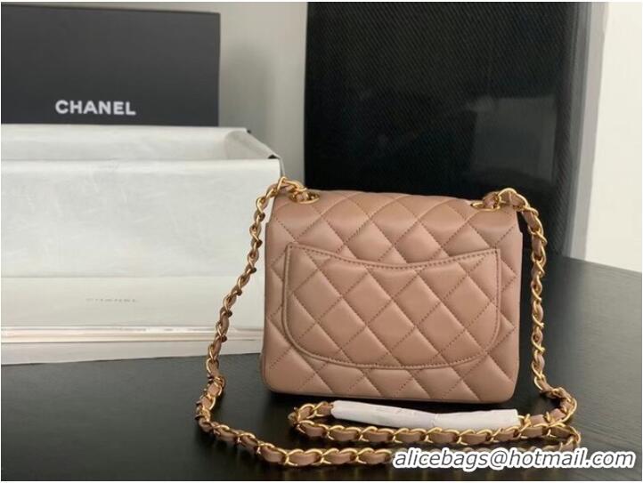 Buy Discount Chanel Flap Lambskin Shoulder Bag AS1115 Taupe