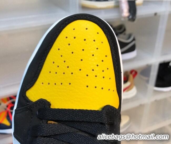 Low Cost Nike Air Jordan AJ1 Mid-top Sneakers Yellow/Black 112370