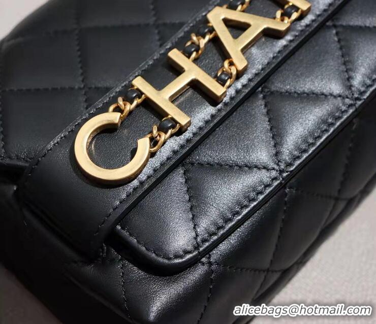 Top Grade Chanel Original Leather Flap Bag CH5230 Black