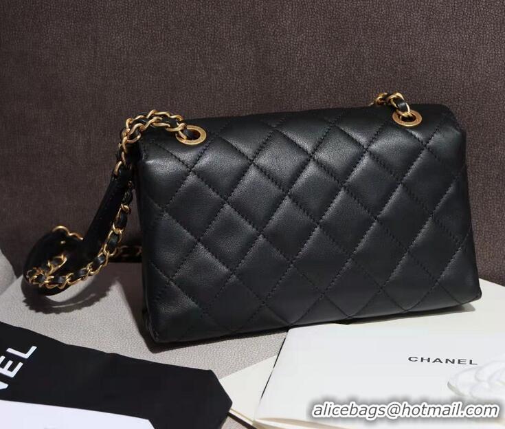 Top Grade Chanel Original Leather Flap Bag CH5230 Black