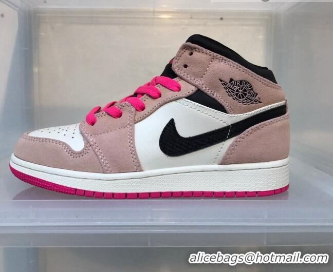 Good Product Nike Air Jordan AJ1 Mid-top Sneakers Pink 112376