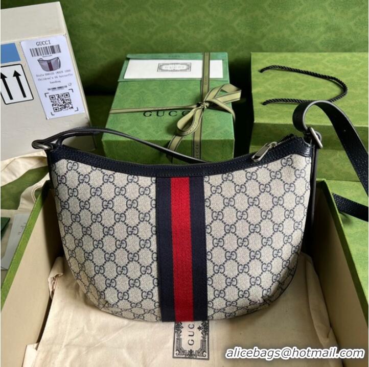 Spot Bulk Gucci Ophidia GG small shoulder bag 598125 Blue