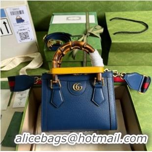 Buy Discount Gucci Diana mini tote bag 702732 Royal blue