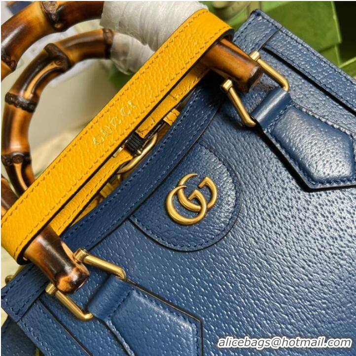 Buy Discount Gucci Diana mini tote bag 702732 Royal blue