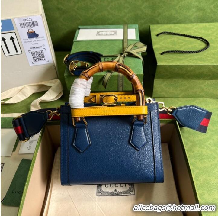 Buy Discount Gucci Diana mini tote bag 702732 Royal blue