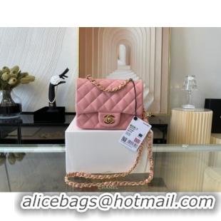 Youthful Cheap Chanel MINI Flap Bag Original Sheepskin Leather 1115 pink