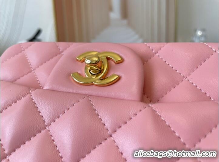 Youthful Cheap Chanel MINI Flap Bag Original Sheepskin Leather 1115 pink