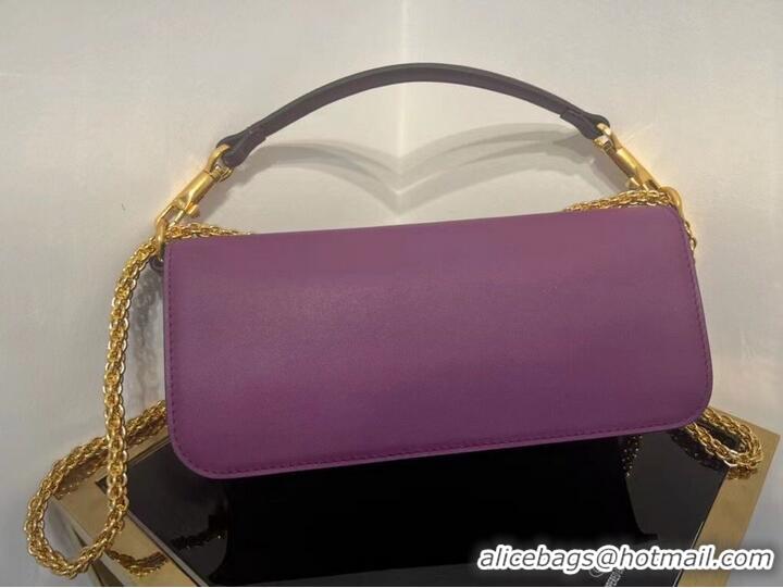 Market Sells VALENTINO GARAVANI Loco Calf leather bag 2B0K30 purple