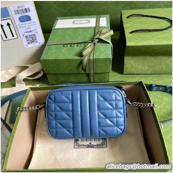 Good Taste Gucci GG Marmont mini shoulder bag 634936 blue