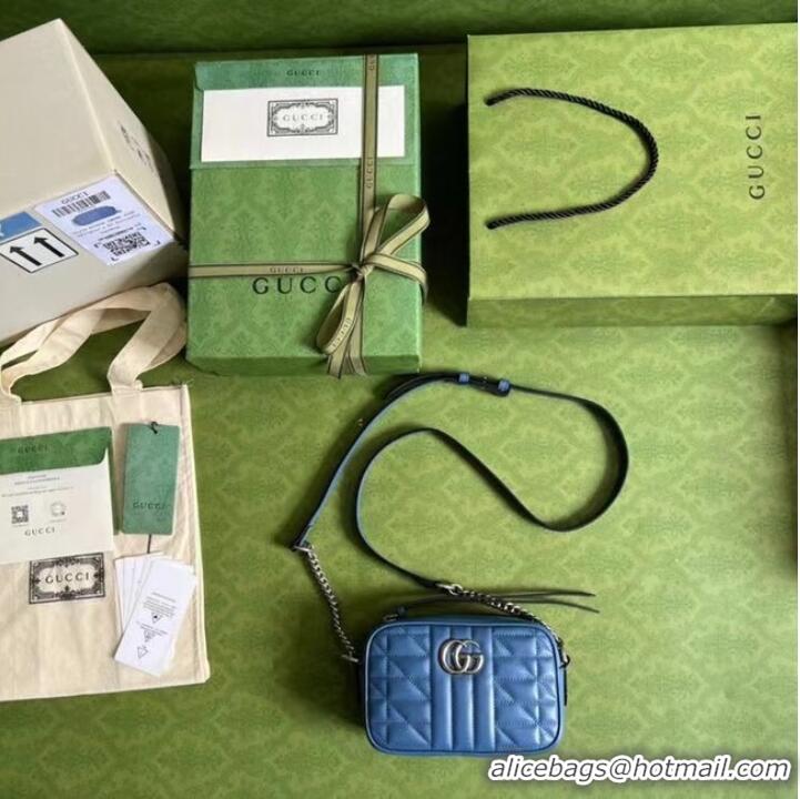 Good Taste Gucci GG Marmont mini shoulder bag 634936 blue