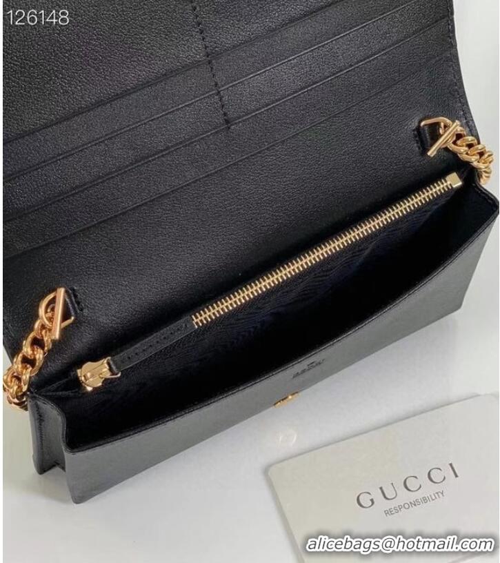 Good Looking Gucci GG wallet with chain 676155 white