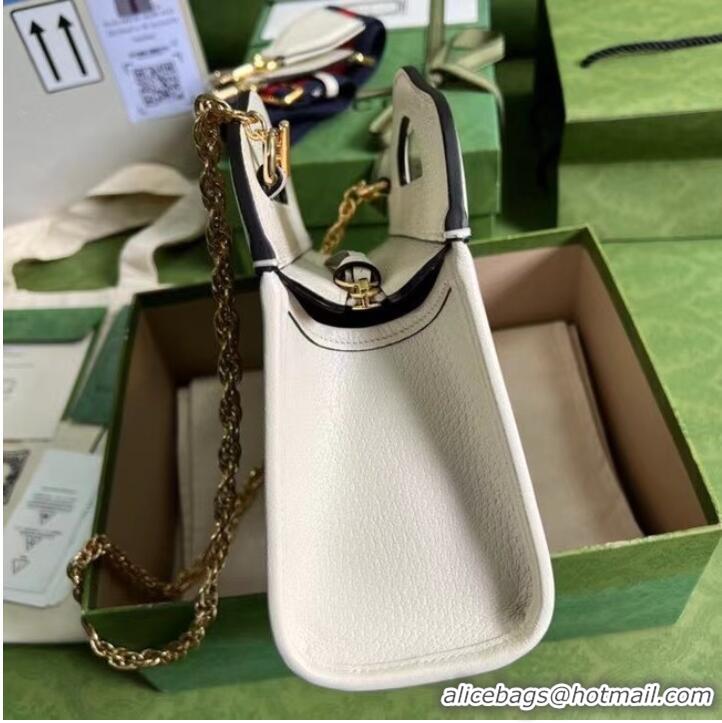 Unique Style Gucci Ophidia small tote with Web 693724 white