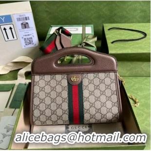 Reasonable Price Gucci Ophidia small tote with Web 693724 brown