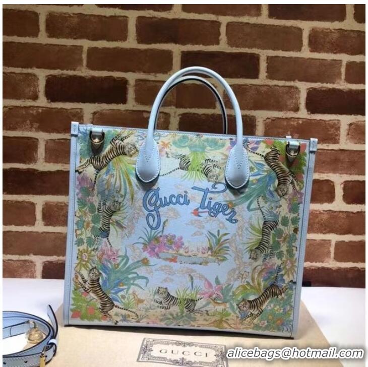 Good Looking Gucci GG medium tote bag 687827 blue