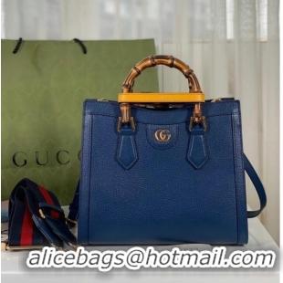 Most Popular Gucci Diana small tote bag 702721 blue