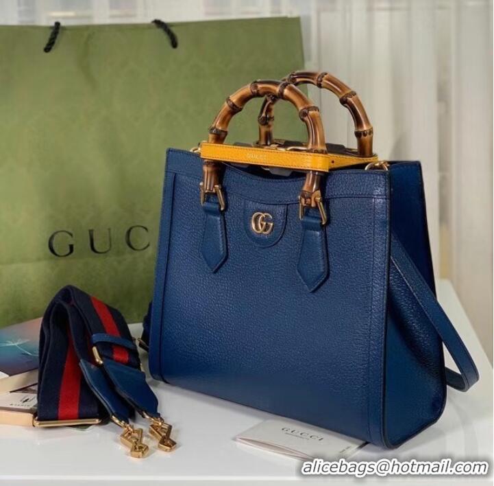 Most Popular Gucci Diana small tote bag 702721 blue