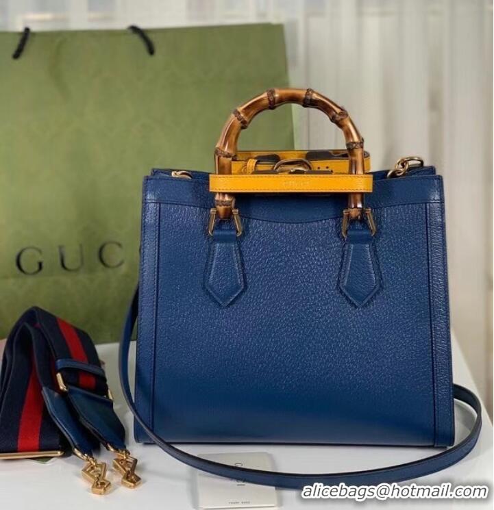 Most Popular Gucci Diana small tote bag 702721 blue