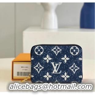 Buy Inexpensive Louis Vuitton ZIPPY COIN PURSE M81185 Navy Blue