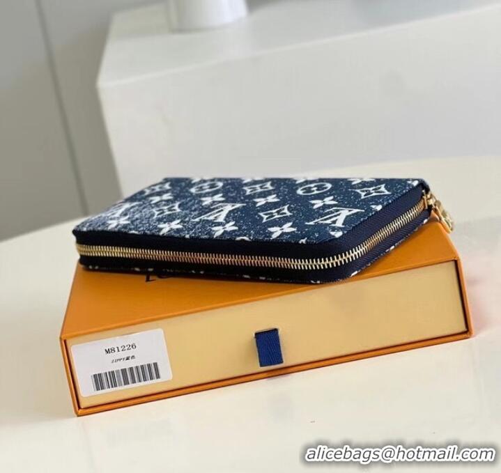 Spot Bulk Louis Vuitton ZIPPY wallet M81226 Navy Blue