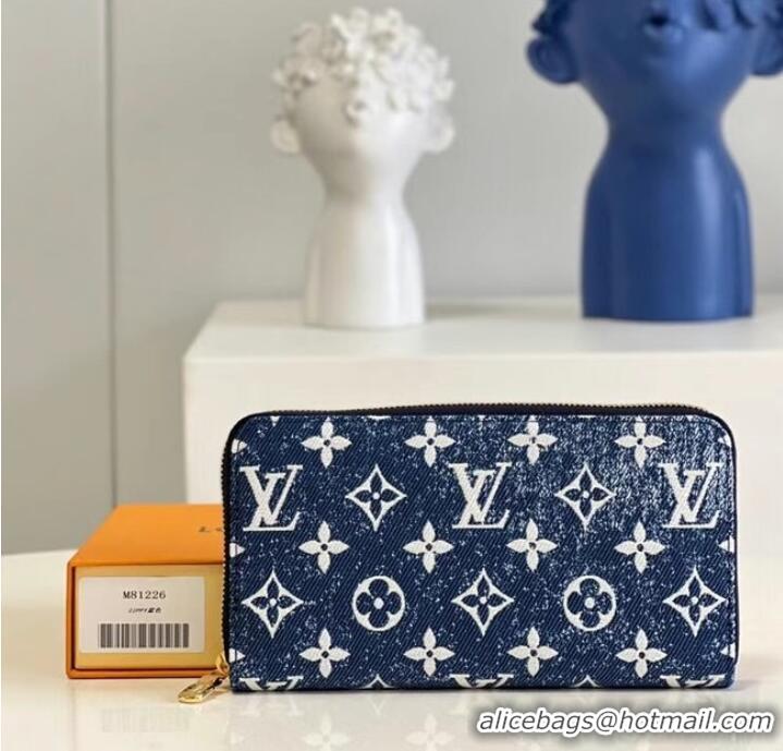 Spot Bulk Louis Vuitton ZIPPY wallet M81226 Navy Blue