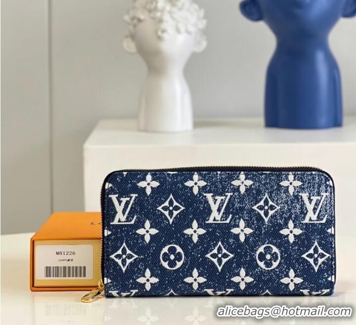 Spot Bulk Louis Vuitton ZIPPY wallet M81226 Navy Blue