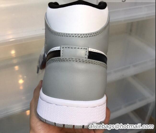 Good Quality Nike Air Jordan AJ1 Mid-top Sneakers Grey 112384