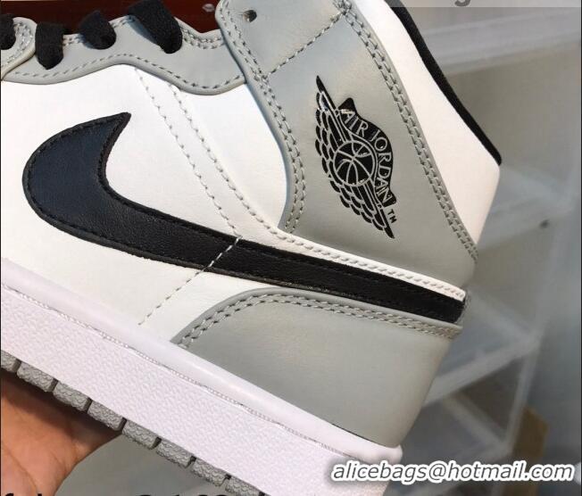 Good Quality Nike Air Jordan AJ1 Mid-top Sneakers Grey 112384