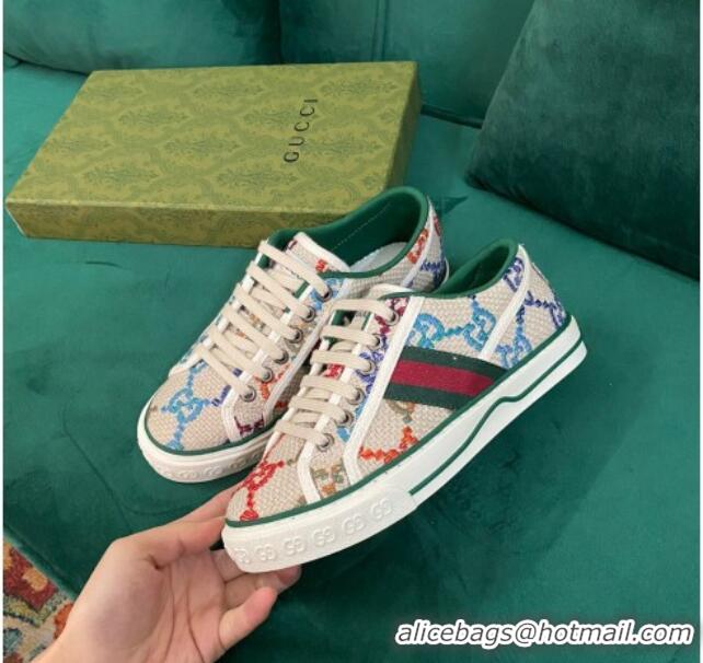 Duplicate Gucci Tennis 1977 Multicolor GG Low-top Sneakers 030570