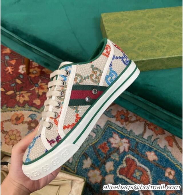 Duplicate Gucci Tennis 1977 Multicolor GG Low-top Sneakers 030570