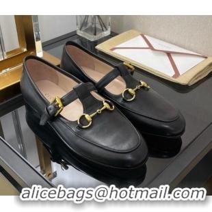 Perfect Gucci Calfskin Loafers with Horsebit Black 030580