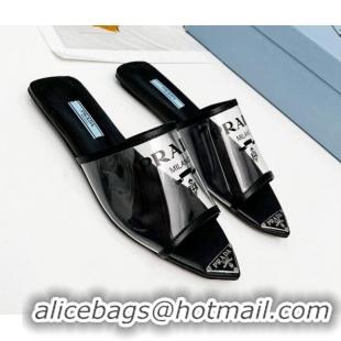 Grade Quality Prada TPU Flat Mules Transparent 032384