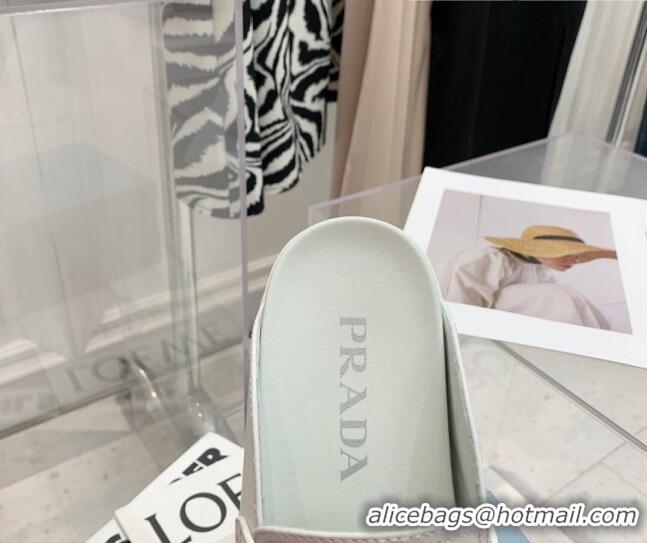 Hot Style Prada Leather Mules White 032451