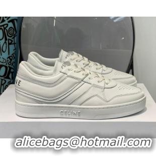 Low Price Celine Calfskin Low Top Sneakers White 031160