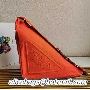 Top Quality Prada Re-Nylon large shoulder bag 2EV077 orange