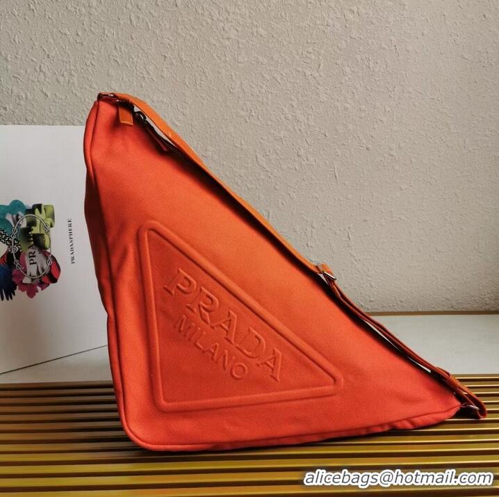 Top Quality Prada Re-Nylon large shoulder bag 2EV077 orange