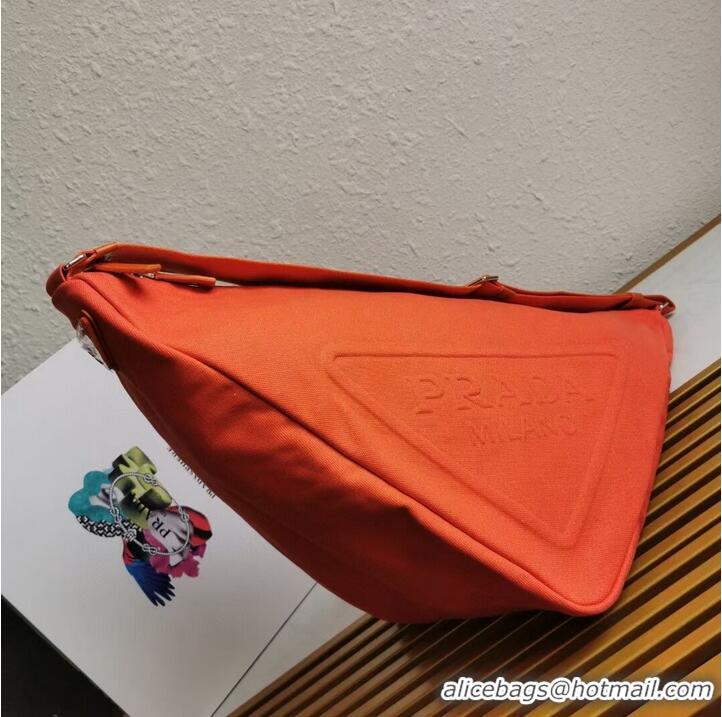 Top Quality Prada Re-Nylon large shoulder bag 2EV077 orange