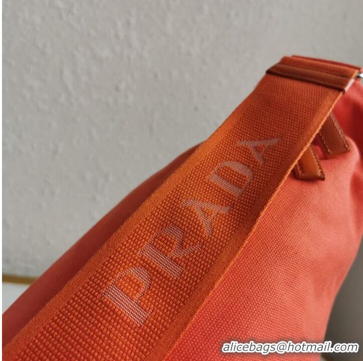 Top Quality Prada Re-Nylon large shoulder bag 2EV077 orange