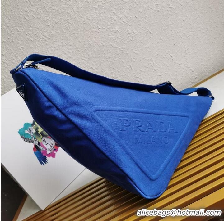 Hot Style Prada Re-Nylon large shoulder bag 2EV077 blue