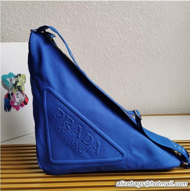 Hot Style Prada Re-Nylon large shoulder bag 2EV077 blue