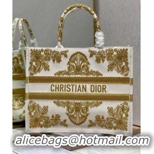 Affordable Price DIOR BOOK TOTE leather C1211L-1 white