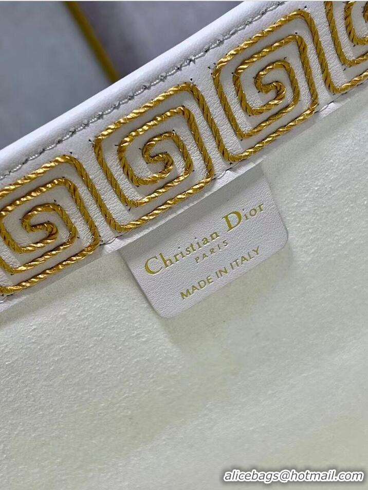 Affordable Price DIOR BOOK TOTE leather C1211L-1 white