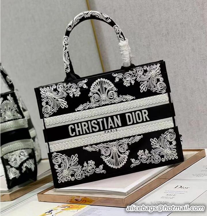 Good Product DIOR BOOK TOTE leather C1287-25 black