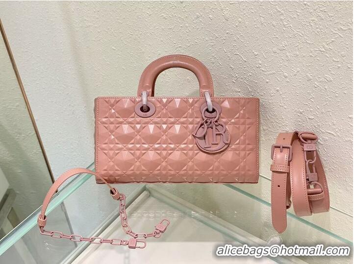 Well Crafted MEDIUM LADY DIOR BAG Cannage Lambskin C2811 pink