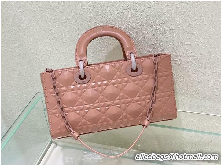 Well Crafted MEDIUM LADY DIOR BAG Cannage Lambskin C2811 pink