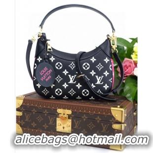 Top Quality Louis Vuitton Original Leather Bagatelle M46091 Black