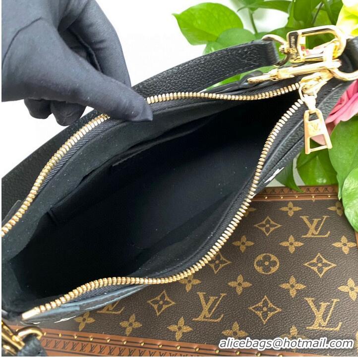 Top Quality Louis Vuitton Original Leather Bagatelle M46091 Black