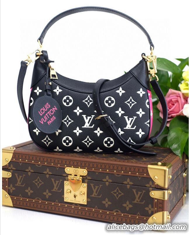 Top Quality Louis Vuitton Original Leather Bagatelle M46091 Black