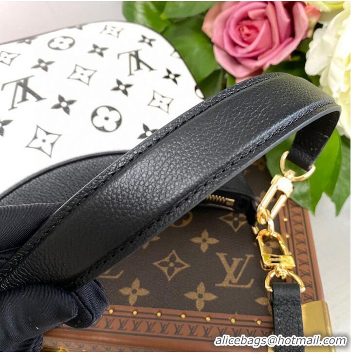 Top Quality Louis Vuitton Original Leather Bagatelle M46091 Black