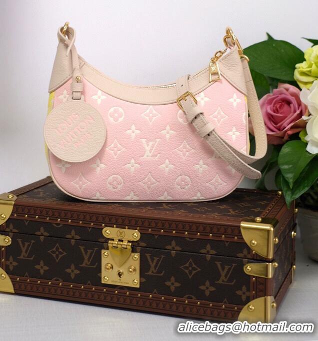 Discount Louis Vuitton Original Leather Bagatelle M46091 Pink