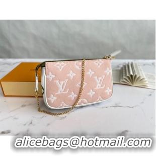 Top Quality Louis Vuitton Monogram Empreinte MINI POCHETTE ACCESSOIRES M81284 Pink